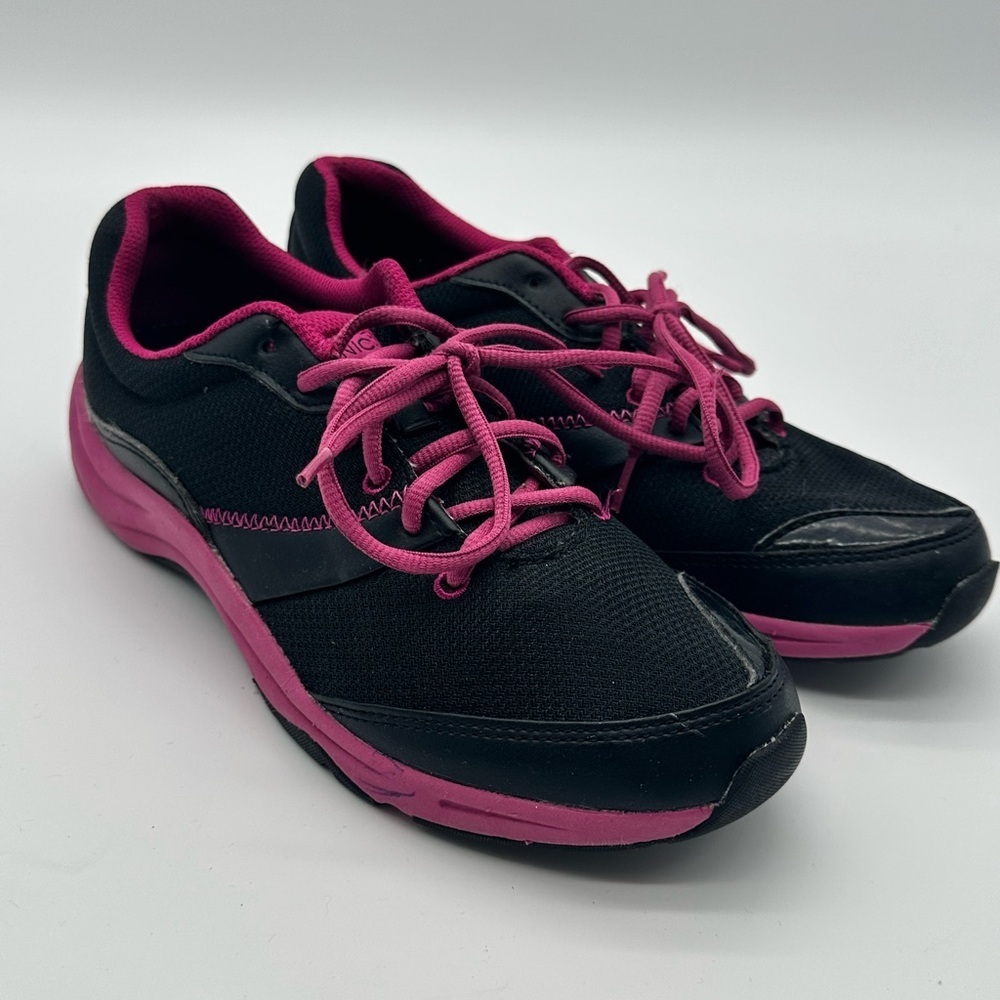 Vionic 43 Kona Black and Pink Athletic Shoes